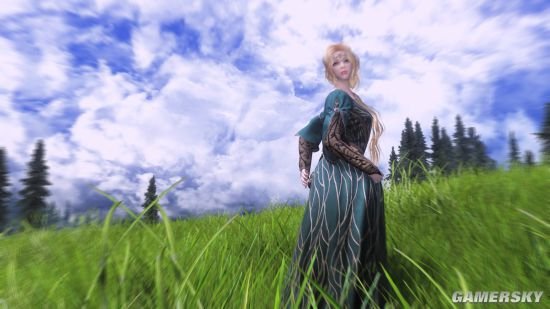 《上古卷轴5》女生向MOD合集第2弹 巫师3、恶魔城Shanoa等服装MOD