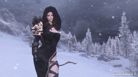 《上古卷轴5》女生向MOD合集第2弹 巫师3、恶魔城Shanoa等服装MOD