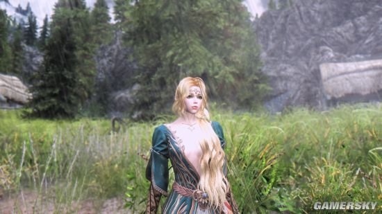 《上古卷轴5》女生向MOD合集第2弹 巫师3、恶魔城Shanoa等服装MOD