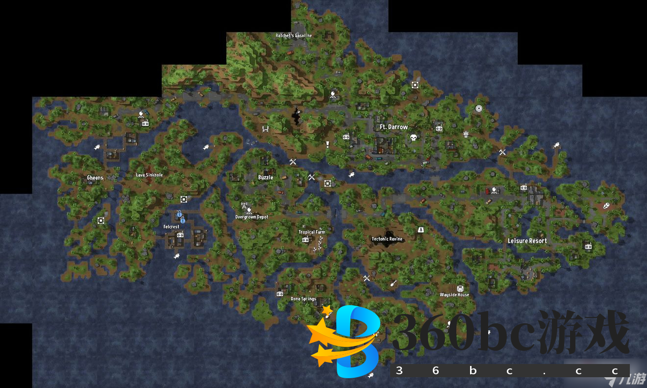 《我的水世界求生》全地图100%探索一览