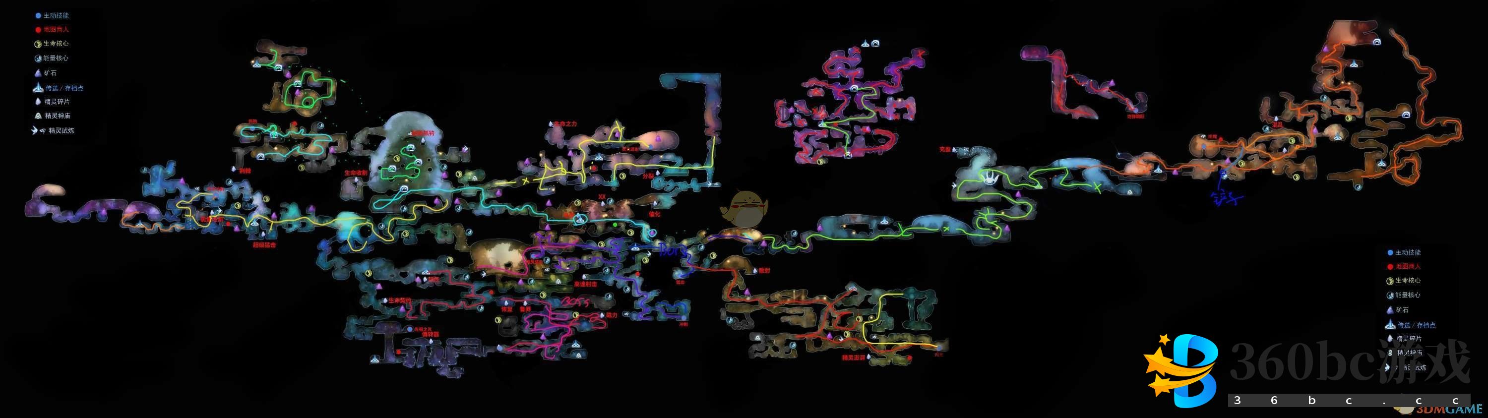 《奥日与萤火意志》主线路程图分享