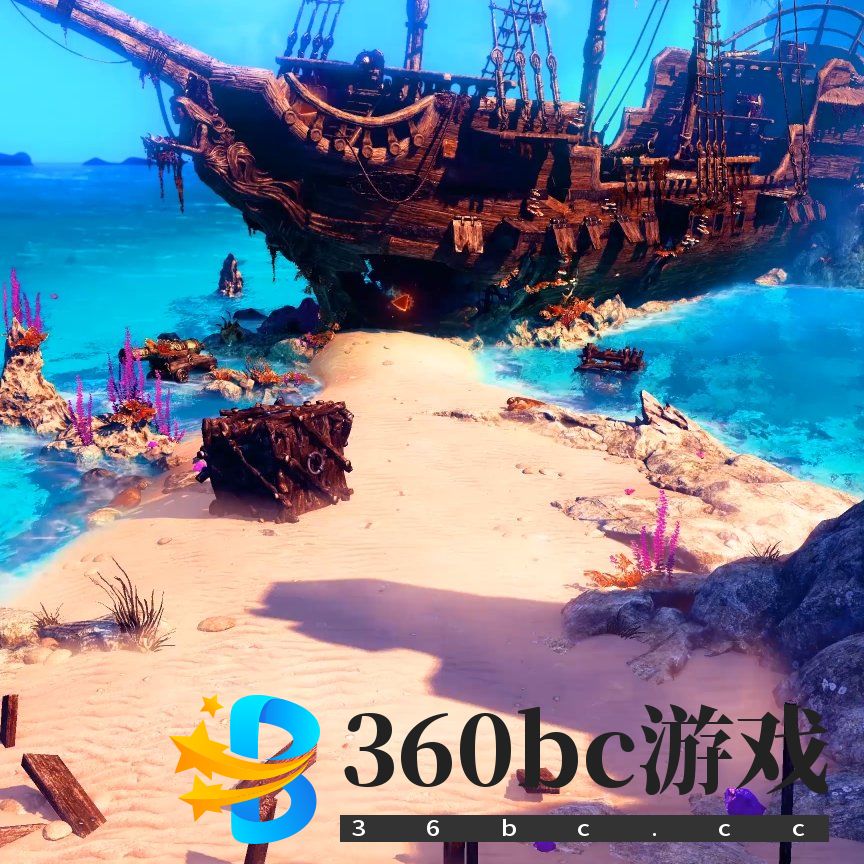 《Wallpaper Engine》三位一体4沙滩海盗船场景动态壁纸