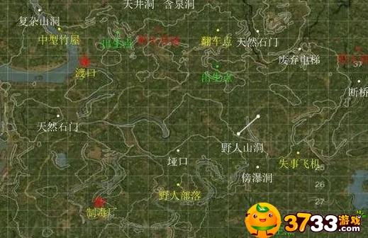 绿色地狱全地图位置一览